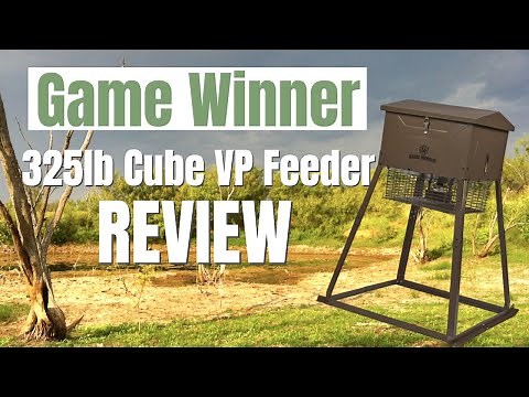 Game Winner 325lb Cube VP Feeder Review!