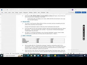 Word Module 3 End of Module Project 2 | Milton University #newperspectives