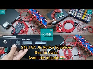 How to Balance Lithium Battery using JK 15A active Balancer. #battery #jkbms #activebms #equalizer