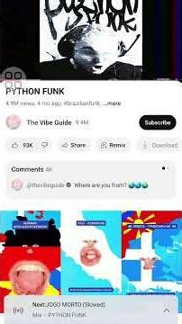 Korean funk and python funk