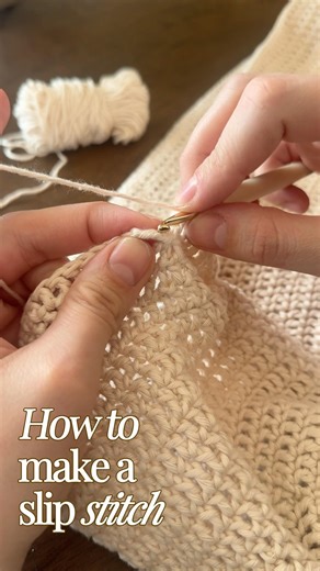 Slip Stitch Crochet Tutorial | Easy for Beginners