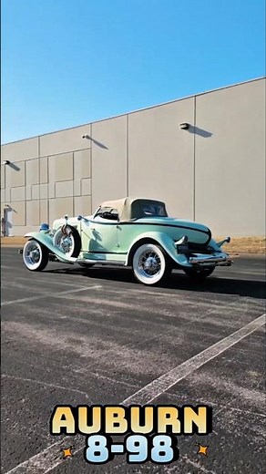 The 1931 Auburn 8-98 Boattail Speedster: A Daring Dive into Automotive Elegance