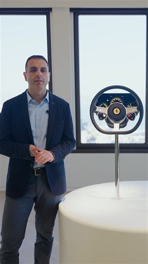 Ferrari on Instagram: "Light, thin, and vivid OLED displays, crafted in collaboration with Samsung Display. Check out the video to learn more about the Samsung OLED featured in the #FerrariLuce. #Ferrari #SamsungOLED"