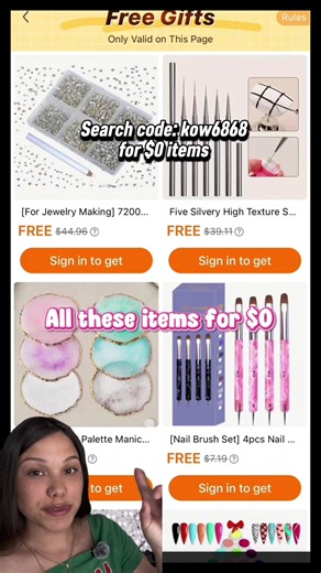 $0 items on Temu - Code:【kow6868】 Yes, you read that right — $0 items! 🎁✨ 1️⃣ Download the TEMU app 2️⃣ Type my code 【kow6868】 in the search bar 3️⃣ Grab your favorites for $0 ⚡️ Offer is exclusive and only valid for a limited time! Don’t say I didn’t warn you… you’ll regret missing out! 🛍️🔥 【With qualifying orders on the promotion page. T&Cs apply】 - #temuhaul #unboxing #ad #nailsupplies