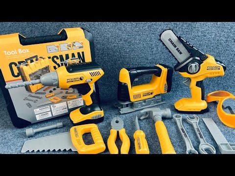 10-minute perfect unboxing, cutting machine, chainsaw, screwdriver repair tool set
