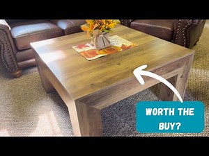 What to Expect | Oversized Tribesigns Farmhouse Coffee Table