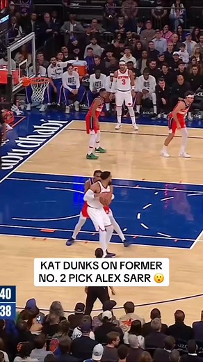 Kat dunk on former No.2 Pick Alex Sarr 😂 #fbreels | Sports Highlights
