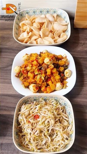This Indonesian Combo Never Fails 🍽️✨ Sambal Goreng Kentang & Stir-Fried Bean Sprouts