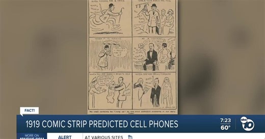 Fact or Fiction: 1919 comic strip predicted cell phones?
