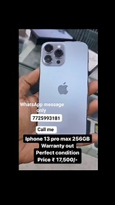 1.7K views | IPhone 13 Pro Max 256GB happy  guys  bumper offer   | JJ communication | Facebook