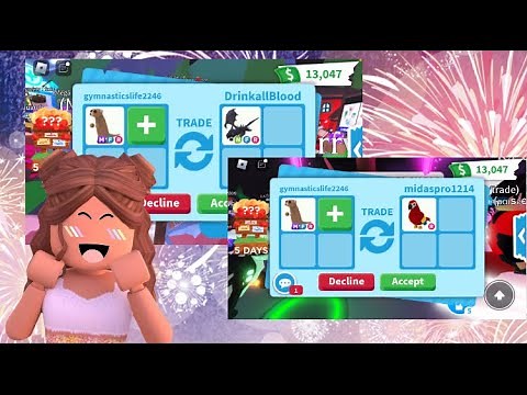 Trading EXOTIC MEGA NEON Meerkat in adopt me! (WHAT IS THIS WORTH?!)