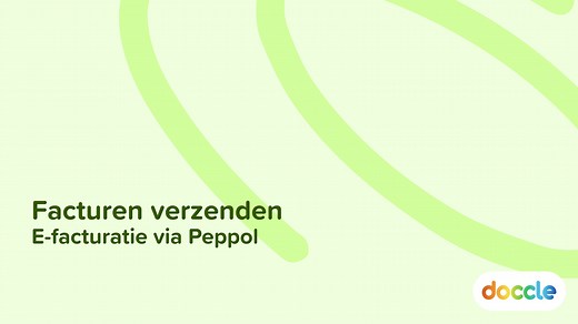 E-facturatie via Peppol — Facturen verzenden