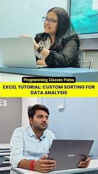 Excel Custom Sorting Trick | Interview Question for Data Analyst #shorts