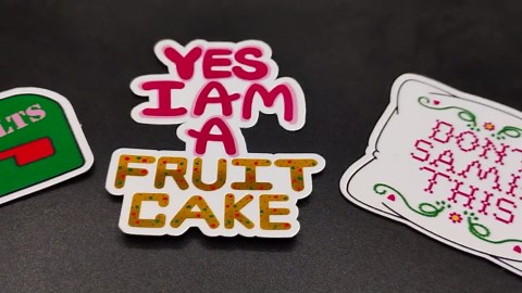 Adults, Sticker Flakes, 2.5 Inch - Etsy