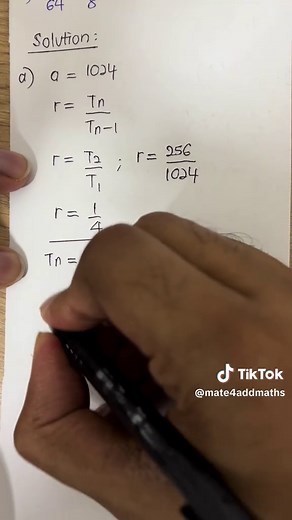 Add Math Form 4 Progressions Example 8 #addmaths #addmath #stem #fypp #mathteachersoftiktok