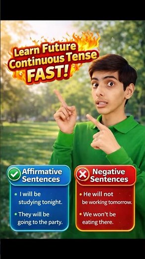 Future Continuous Formula Explained Simply! 🧠⚡