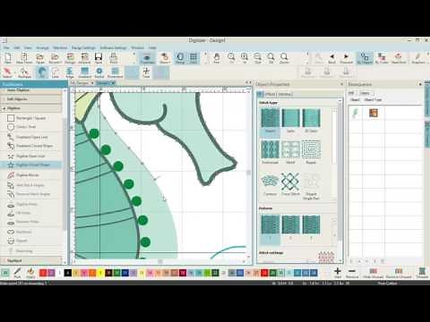 Janome Digitizer V5: Seahorse Project