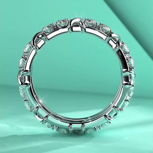 Tiffany & Co. Diamond Ring – A Dazzling Design | DSF Antique Jewelry #tiffany #diamondband #rings