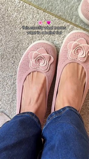 Replying to @⋆˚࿔ Alyssa🗝️𝜗𝜚˚⋆ mom’s want ballet flats that they can do life in sketchers understood the assignment. #sketchers #balletflats #qvc
