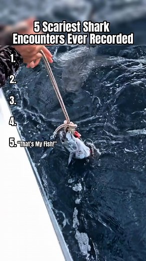 Top 5 Scariest Shark Encounters Ever Caught on Camera 麗 #shark #fishing #fishingtips #fishingtrip #fishingvideo #fisherman #fbreels #fishinglife | The Reel Side | Facebook