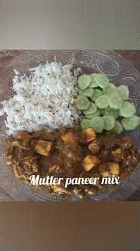 Mutter panner Masala #shorts #paneer #paneerrecipe #mutterpaneer