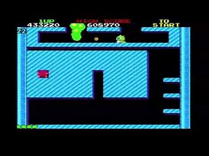 X68000 Bubble Bobble Hack Play Part3 バブルボブル自作面その３