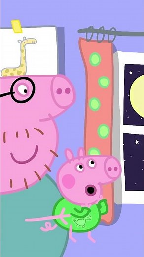 Twinkle Twinkle Little Star ⭐️ Bedtime with Peppa and George #peppapig #babysongs #cartoon #bedtime