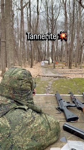 That’s a LOT of smoke! 💣 Tannerite Target Practice #shorts