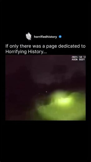 Horrifying History on Instagram: "On Tuesday, October 15, 2024, body camera footage captured a dramatic rescue by law enforcement officers who intervened during an attempted sexual assault. The Axon Body video shows an officer patrolling a dark, wooded or grassy area when he hears a woman’s frantic screams for help. Upon investigating the source of the noise, the officer discovers a male suspect on top of a woman and immediately commands him to “get off her now.” The footage documents the office