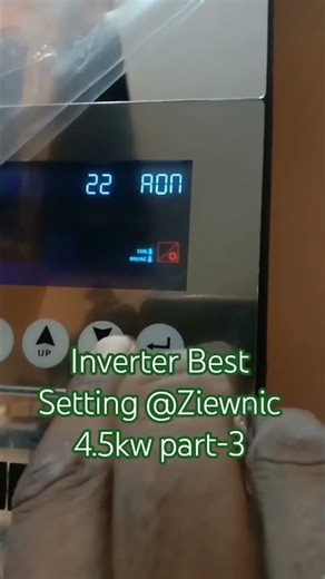 Inverter Best Settings part-3|Ziewnic 🌞💥🔥#short #shorts #shortvideo #bestsettings #setting #inverter
