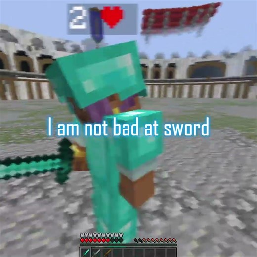 I am not bad at sword || #minecraft #shorts