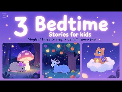 3 Magical Bedtime Stories for Kids | Fall Asleep Fast | Sleepytime Tales