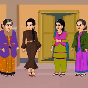 ठंड में ऊपर अमीर-नीचे गरीब सहेली की शादी #hindi #cartoon #trend #Viral #post #storise #video | Kushal Rai