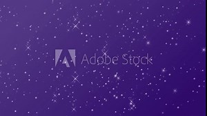 blinking colorful stars background and 2d animation, night sky, blinking star