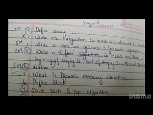 Data structures important questions for exam | BCA 1st sem data structures| bangalore university