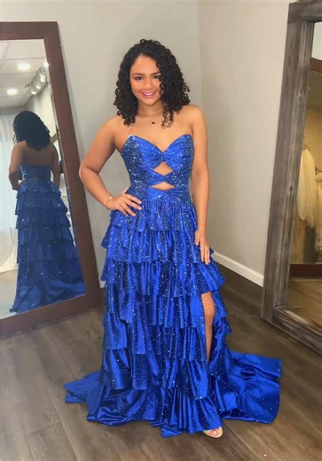 something blue💙 #prom #prom2026 #dresses #promdress #grandmarch
