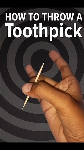 How To Throw a Toothpick | Easy Trick with Toothpick | Fun Experiment at Home
