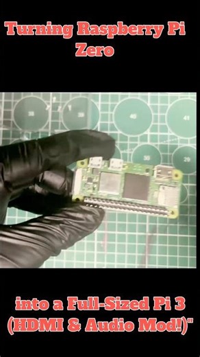 Turning a Pi Zero 2 W into a Full-Sized Pi 3 (HDMI & Audio Mod!)