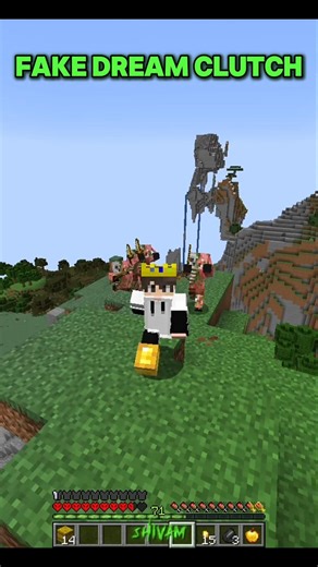 Fake vs Real Dream On☠️ #minecraft