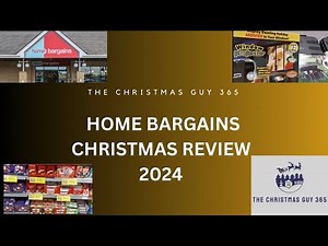 HOME BARGAINS CHRISTMAS REVIEW 2024!