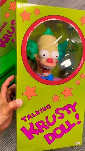 I found a EVIL KRUSTY THE CLOWN DOLL #shorts #simpsons #treehouseofhorror