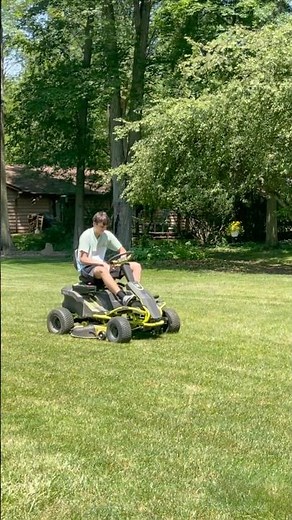 Upgrading our old RYOBI lawnmower from lead-acid to Lithium batteries! #lawn #lawnmower #battery