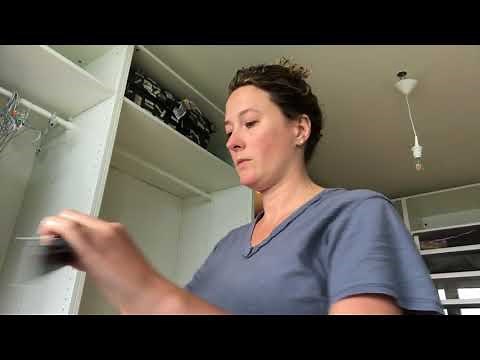 Installing IKEA Norrfly LED Light Bar in PAX Wardrobe