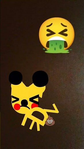 Pikachu pooping