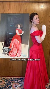 Peep me FALLING ON MY FACE 😆 #vintage #vintagefashion #1950sdress #1950spromdress | Gabi's Vintage