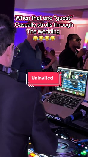 Unexpected Guest Crashes Wedding Celebration