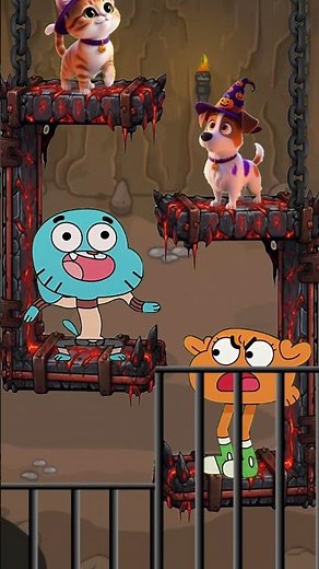 Dance to save yourself! Gumball and Darwin Halloween