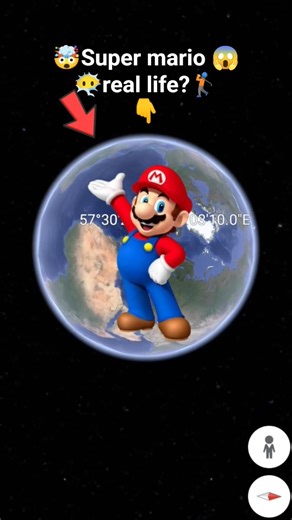 Super mario real life? 😱 on Google maps and google earth 🌎 #short #JitenRajput-m8p