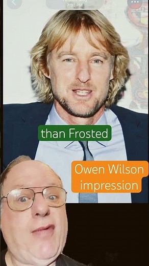 Owen Wilson impression‼️🎥 #shorts #shortsowenwilson #shortscelebrityimpressions