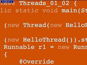 آموزش مدیریت Tread در Java
